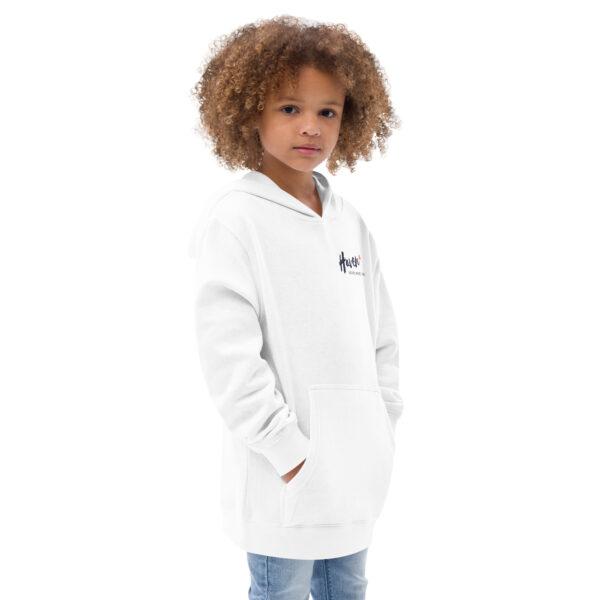 kids fleece hoodie white right front 638cee3d69eeb