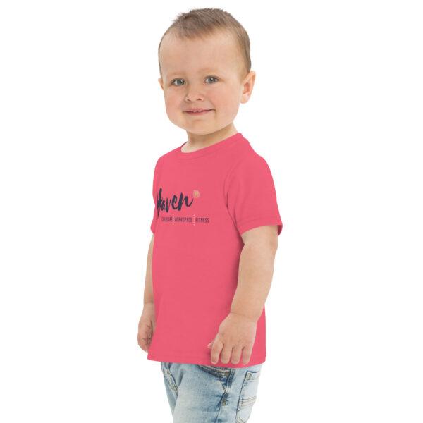toddler jersey t shirt hot pink left front 638cf13053436